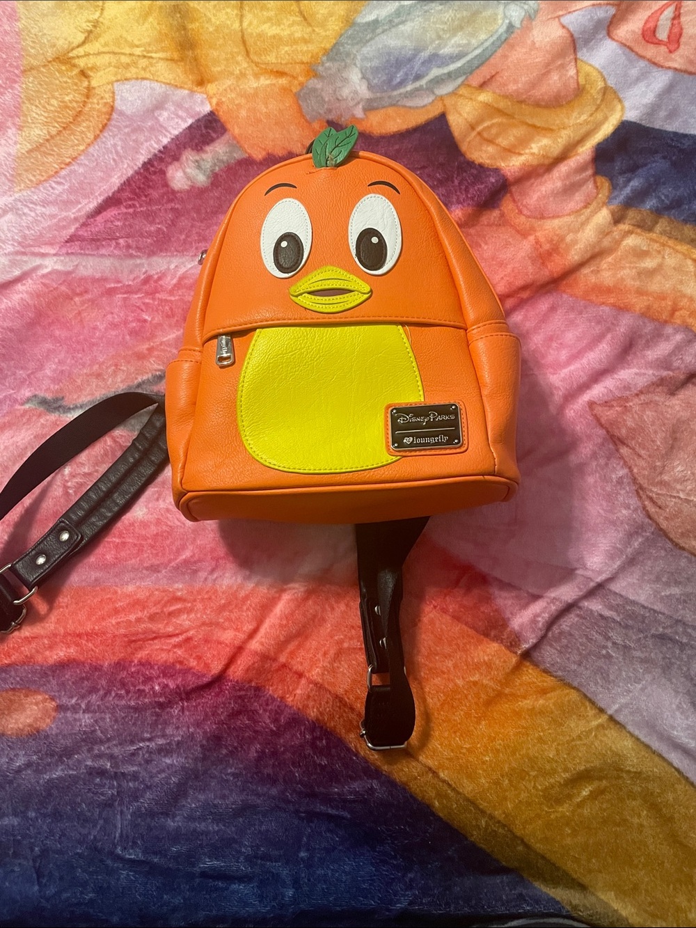 Rare Original Disney Parks Loungefly Orange Bird Mini Backpack